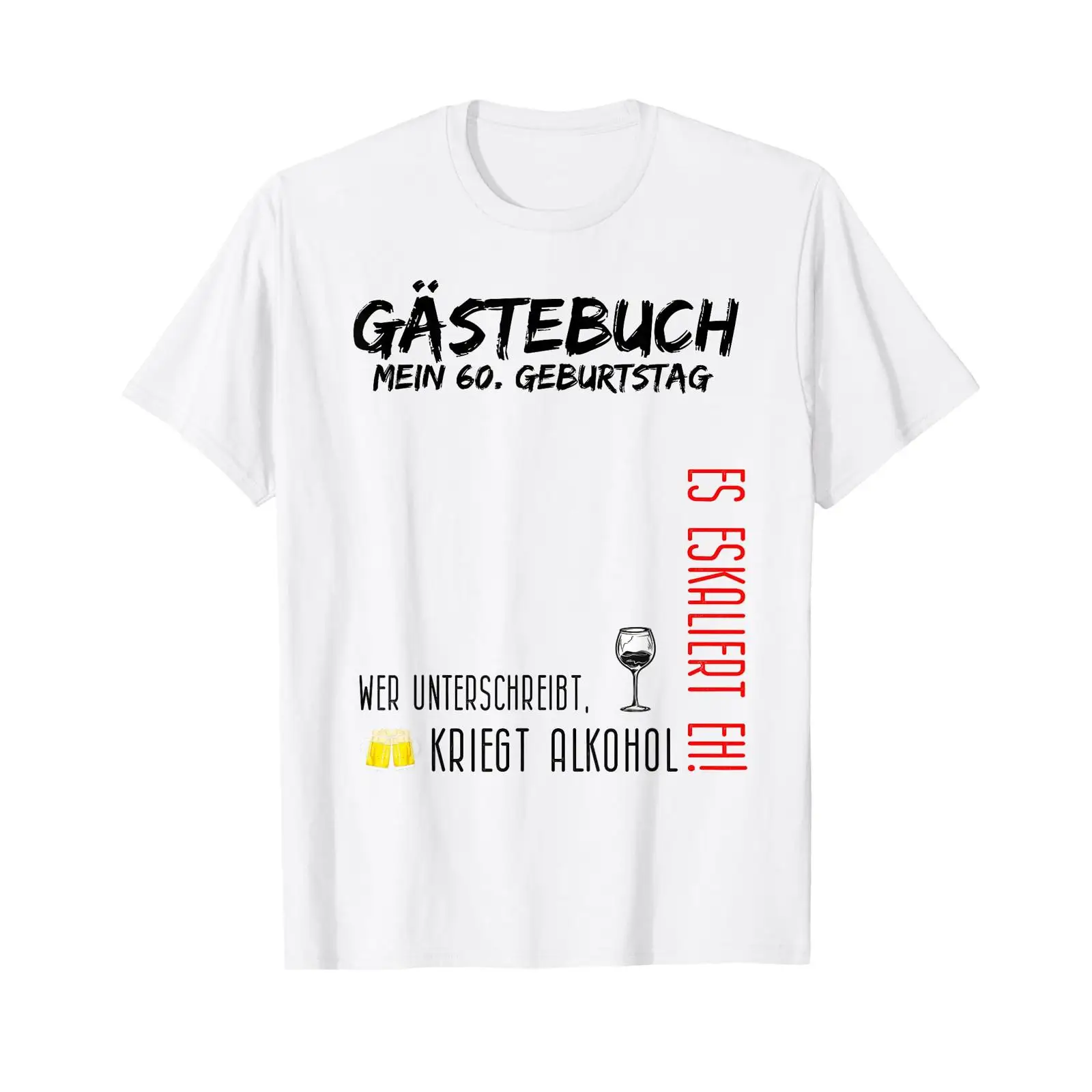 Vintage Fashion Knitwear Book - 60歳の誕生日に着る、ゲストブック柄のヴィンテージ風ウォッシュ加工Tシャツ。普段使いにぴったりの、少しカジュアルなストリートウェア。
