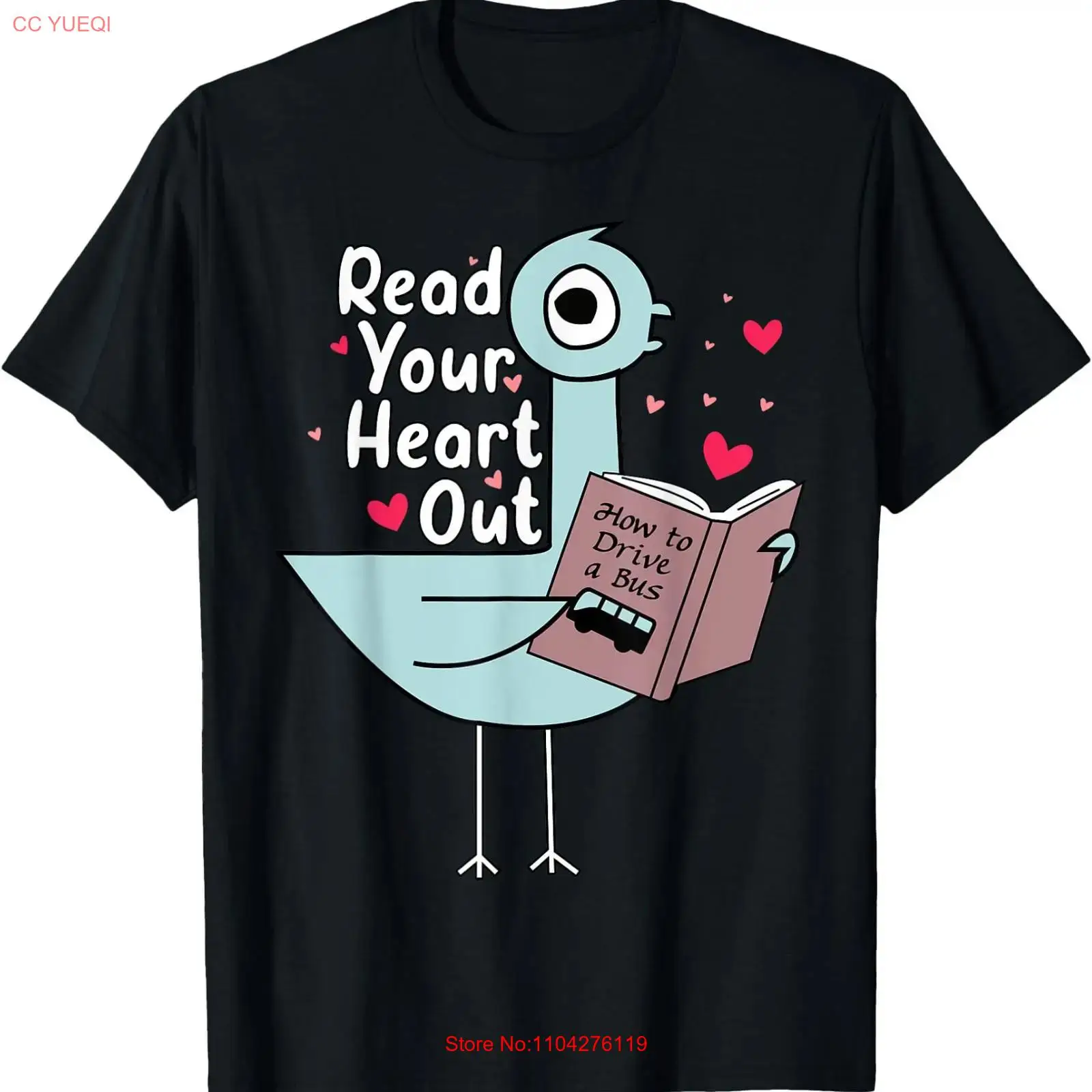 Vintage Fashion Knitwear Book - Read Your Heart Out Pigeon キュートな先生、本好きのためのTシャツ