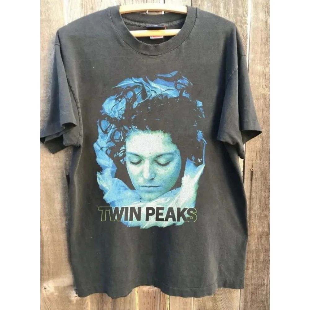 Vintage Fashion Tv - ホラー映画テーマプリント Tシャツ テレビドラマ ツインピークス Tシャツ 夏新作