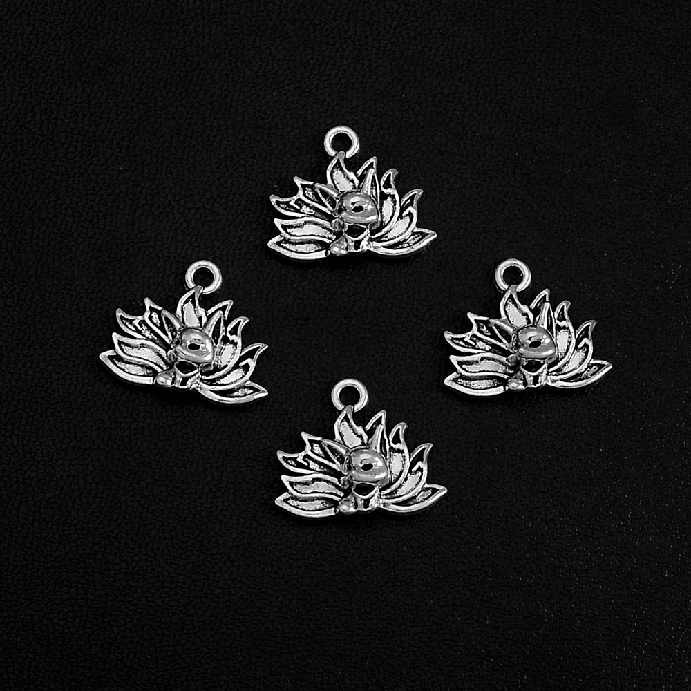 日曜大工のジュエリー作りのための9タコイルドフォックスペンダ - Vintage Fashion Korea のレビューと価格