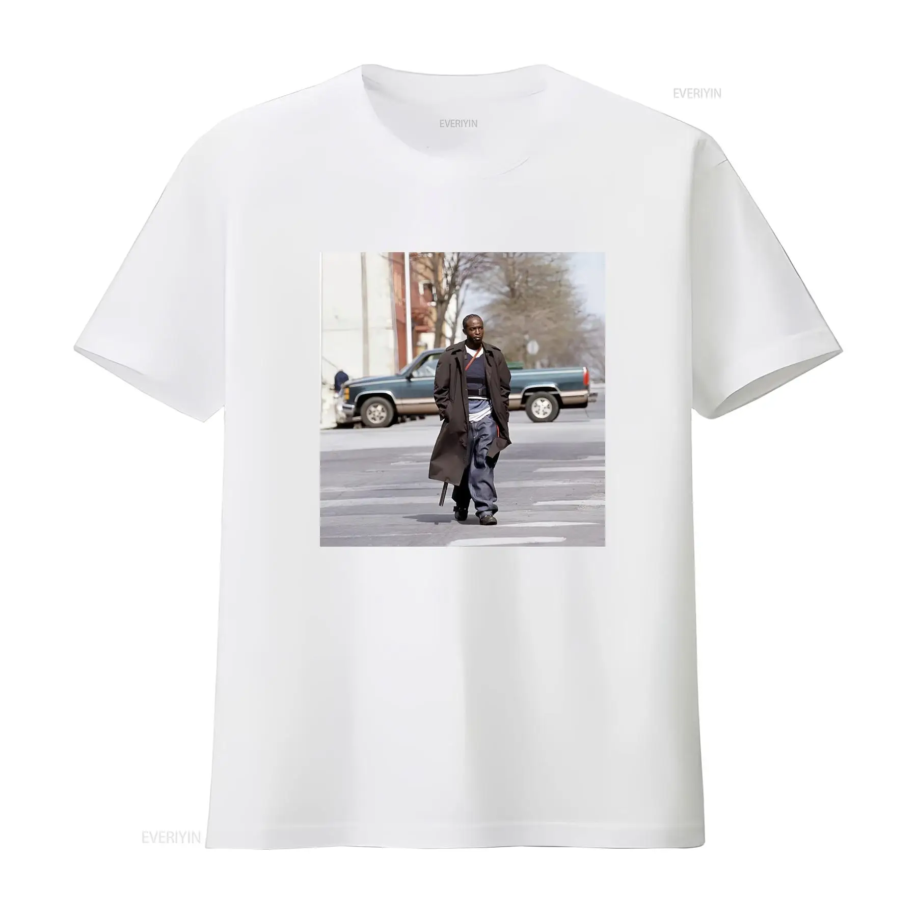 ザ・ワイヤー オマール Tシャツ コットン テレビシリーズ風 - Vintage Fashion Tv のレビューと価格
