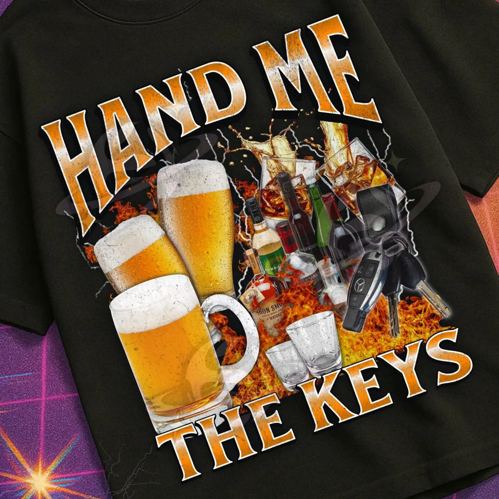 Hand Me The Keys 面白いアルコールビールミー - Vintage Fashion Gen Z のレビューと価格