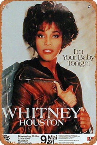 w1,ヒューストン、ホイットニー・コンサートポスター ポスタ - Vintage Fashion Posters のレビューと価格