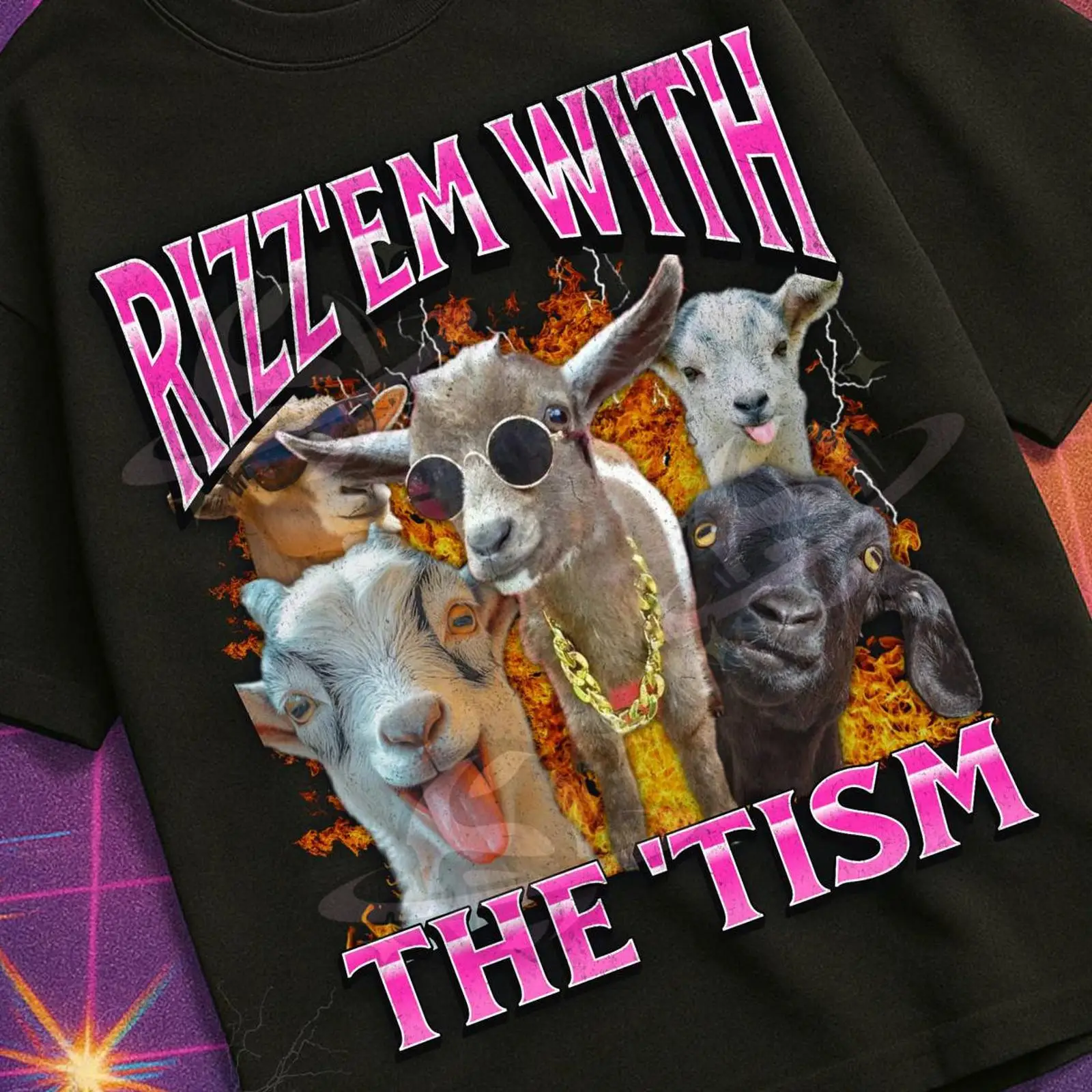 Rizz 'Em With The 'Tism Funny  - Vintage Fashion Gen Z のレビューと価格