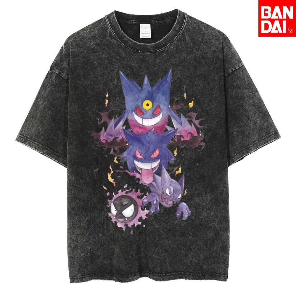 ポケモンガストリーハウンターゲンガー Tシャツ男性 2026 - Fashion Y Vintage のレビューと価格
