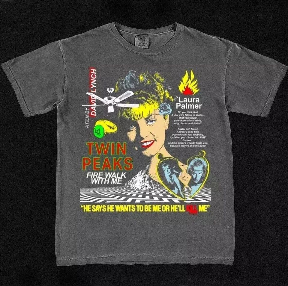 ホラー映画テーマプリント Tシャツ テレビドラマ ツインピー - Vintage Fashion Tv のレビューと価格